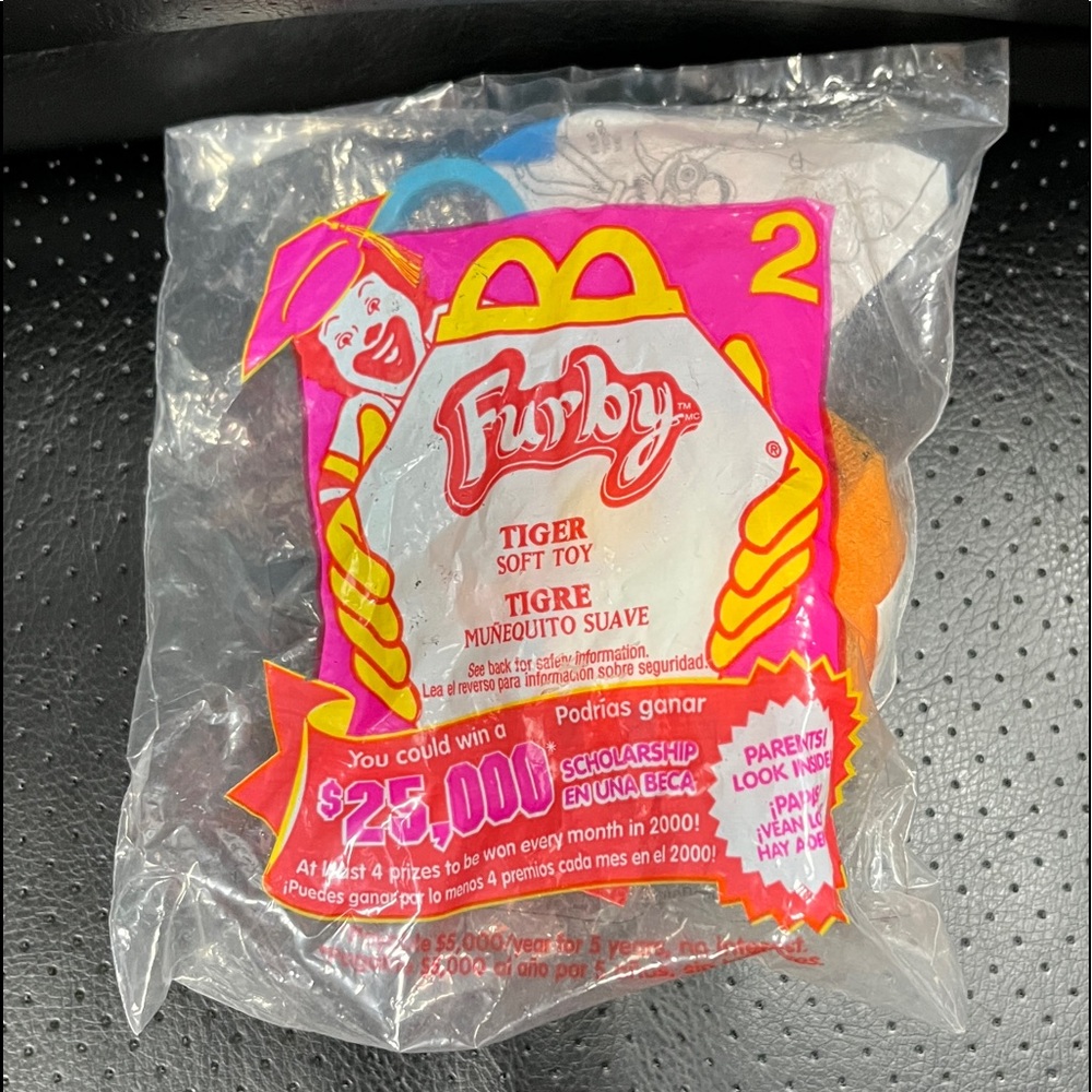 MCDonalds Furby #2 Tiger, Sealed Happy Meal Toy